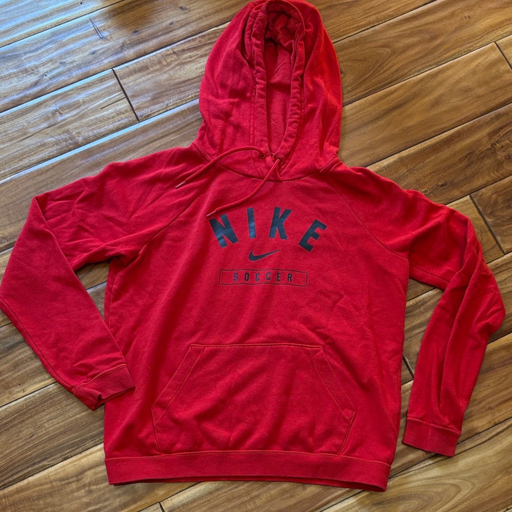 Nike Red Soccer Hoodie